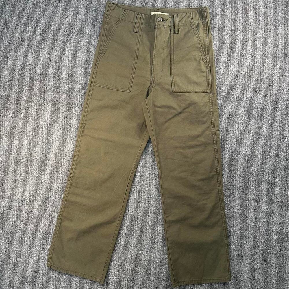 Levi’s Women’s Ribcage Straight Utility Pants Army Baggy Cotton Canvas Pants 29